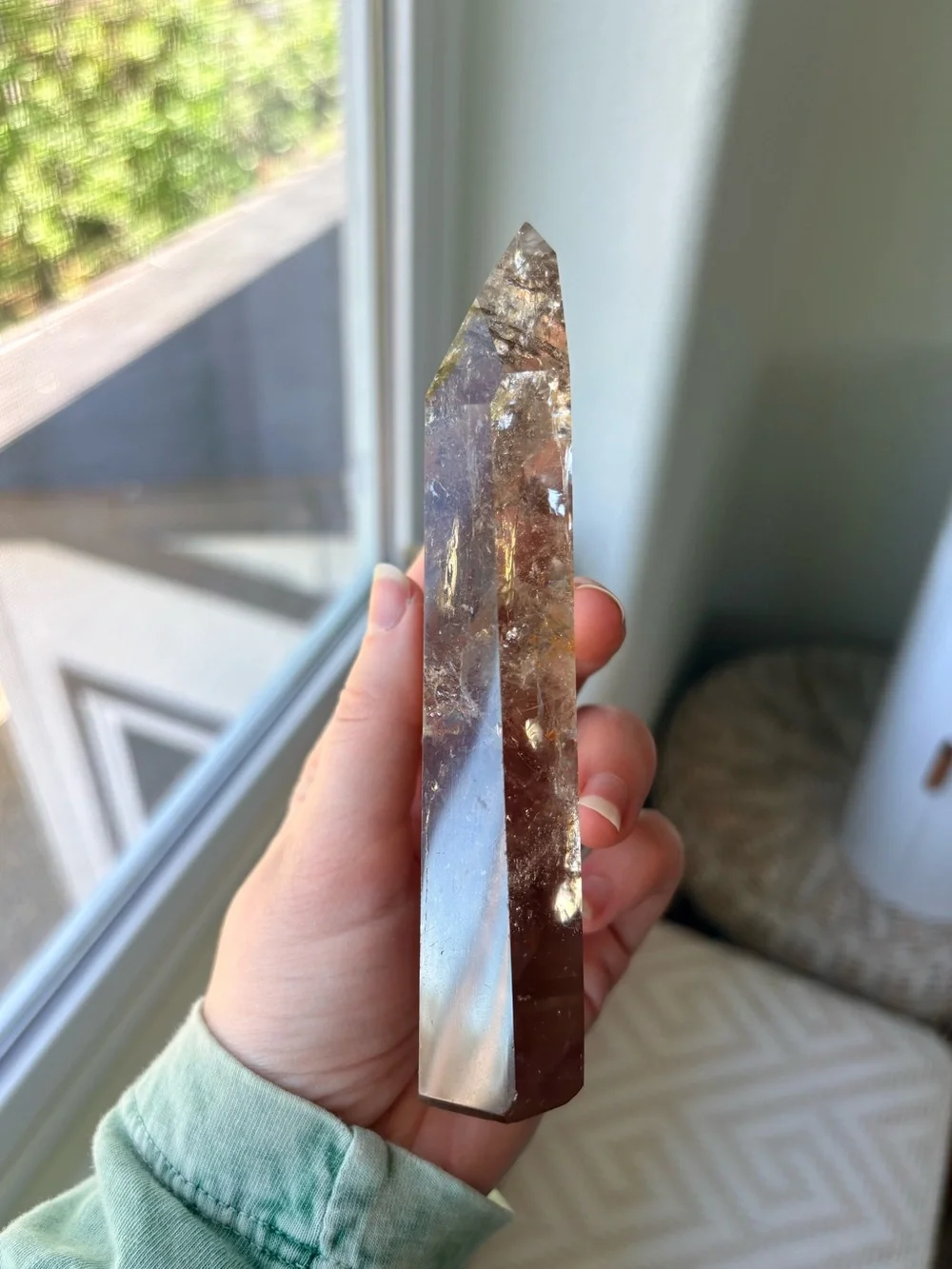 High Quality Smokey Quartz Tower - Picture 12 of 14